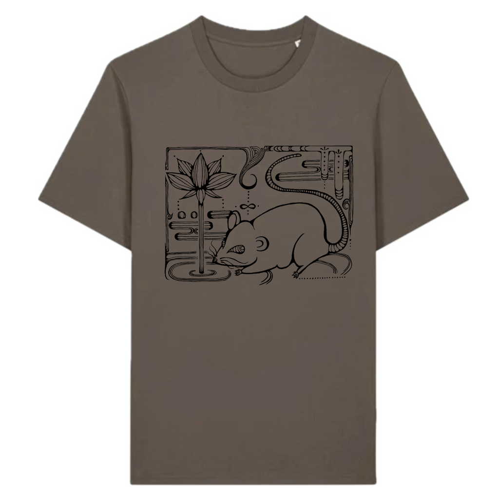 Japanese Zodiac “Mouse / Rat” T-Shirt – Hand-Drawn Eto Design