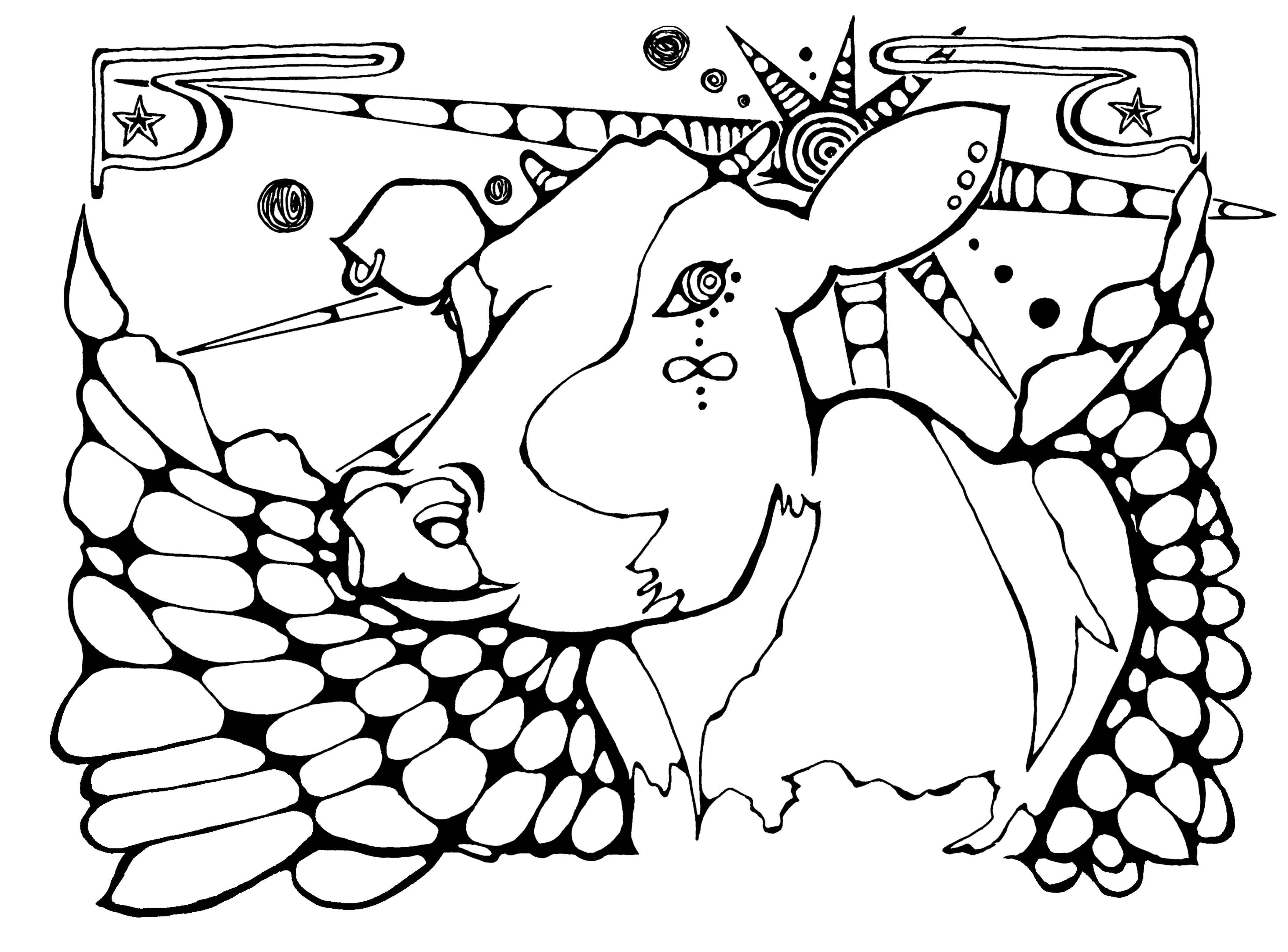 Japanese Zodiac “Ox” T-Shirt – Hand-Drawn Eto Design