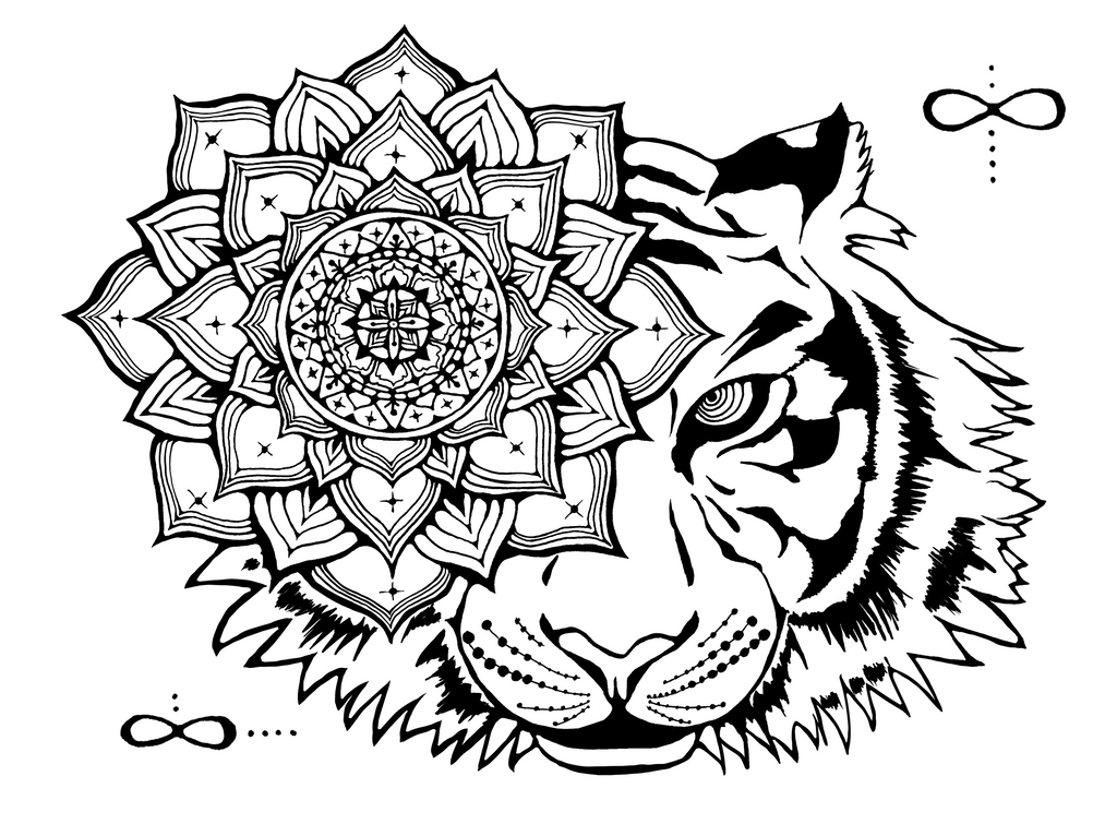 Japanese Zodiac “Tiger” T-Shirt – Hand-Drawn Eto Design