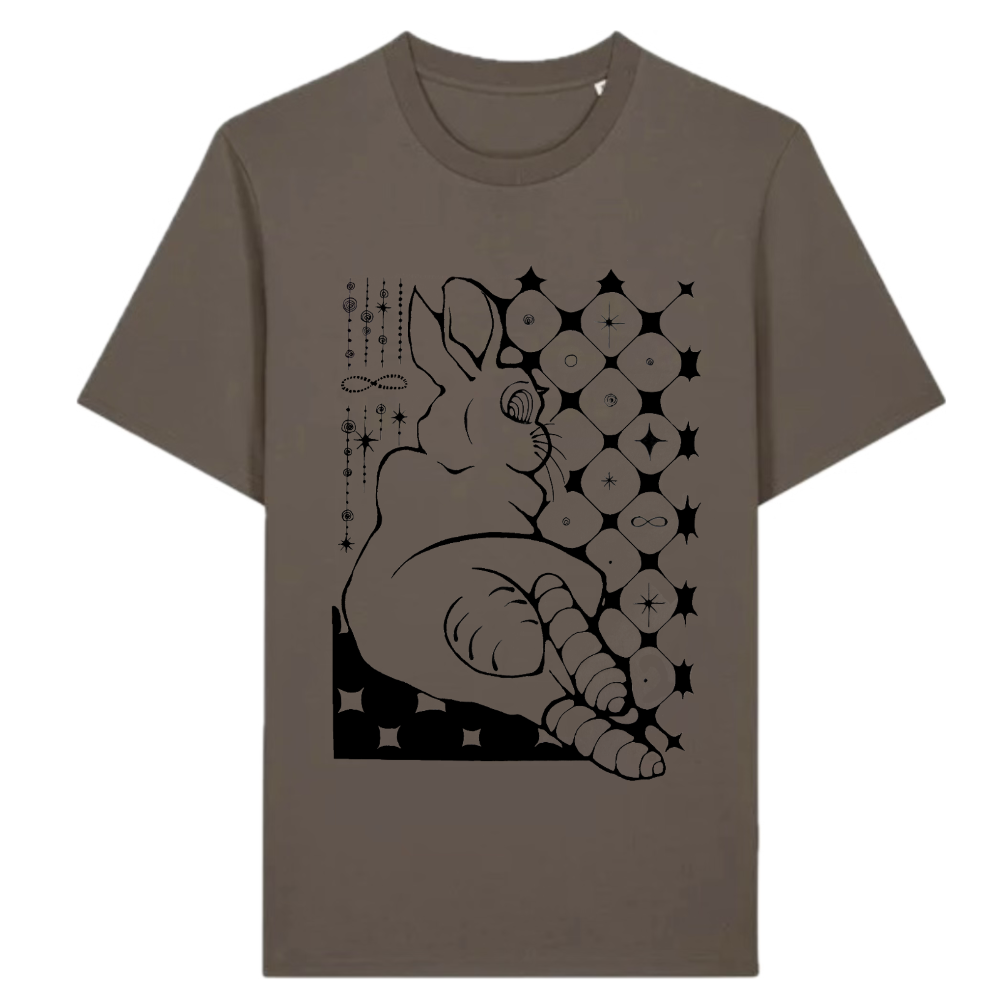 Japanese Zodiac “Rabbit” T-Shirt – Hand-Drawn Eto Design