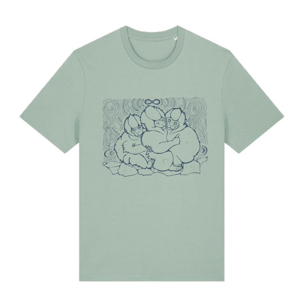 Japanese Zodiac “Monkey” T-Shirt – Hand-Drawn Eto Design