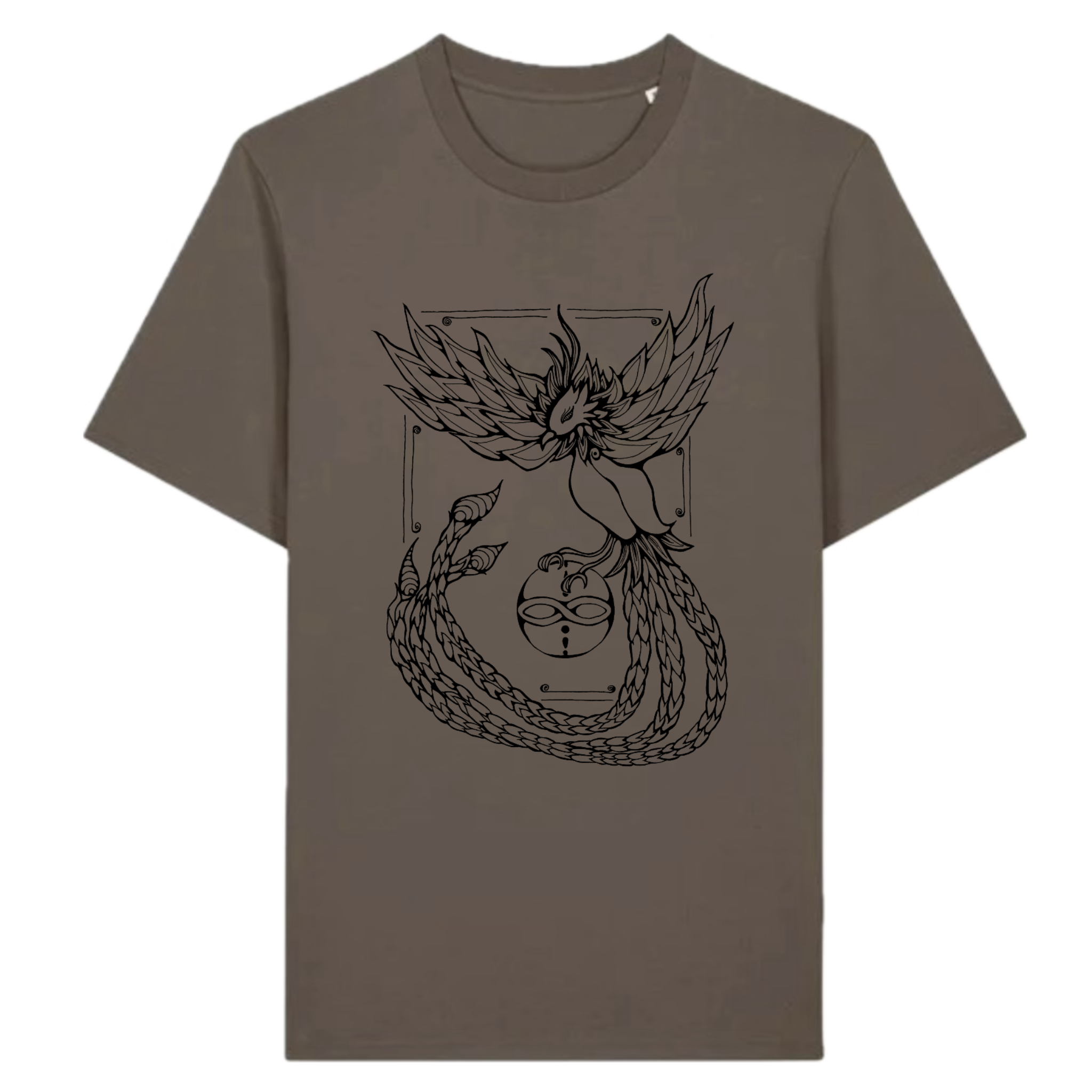 Japanese Zodiac “Bird” T-Shirt – Hand-Drawn Eto Design