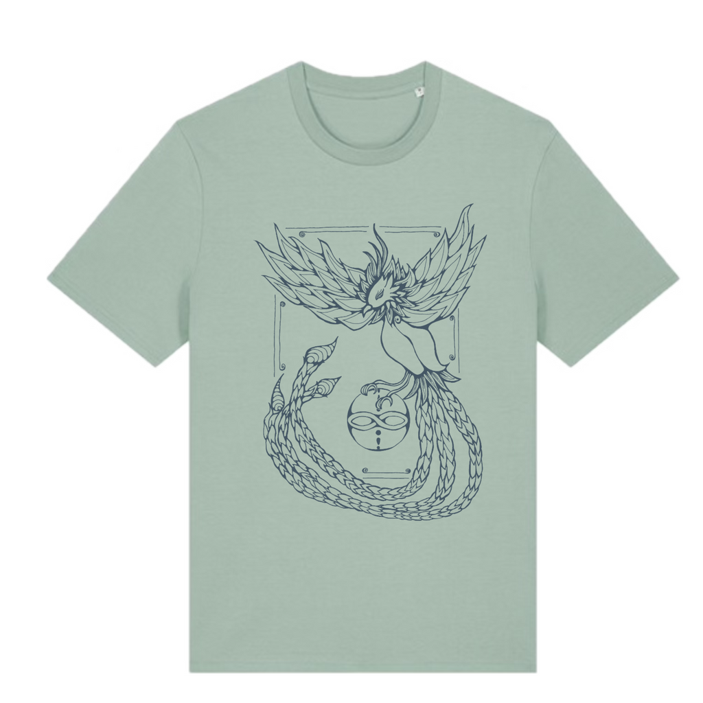 Japanese Zodiac “Bird” T-Shirt – Hand-Drawn Eto Design