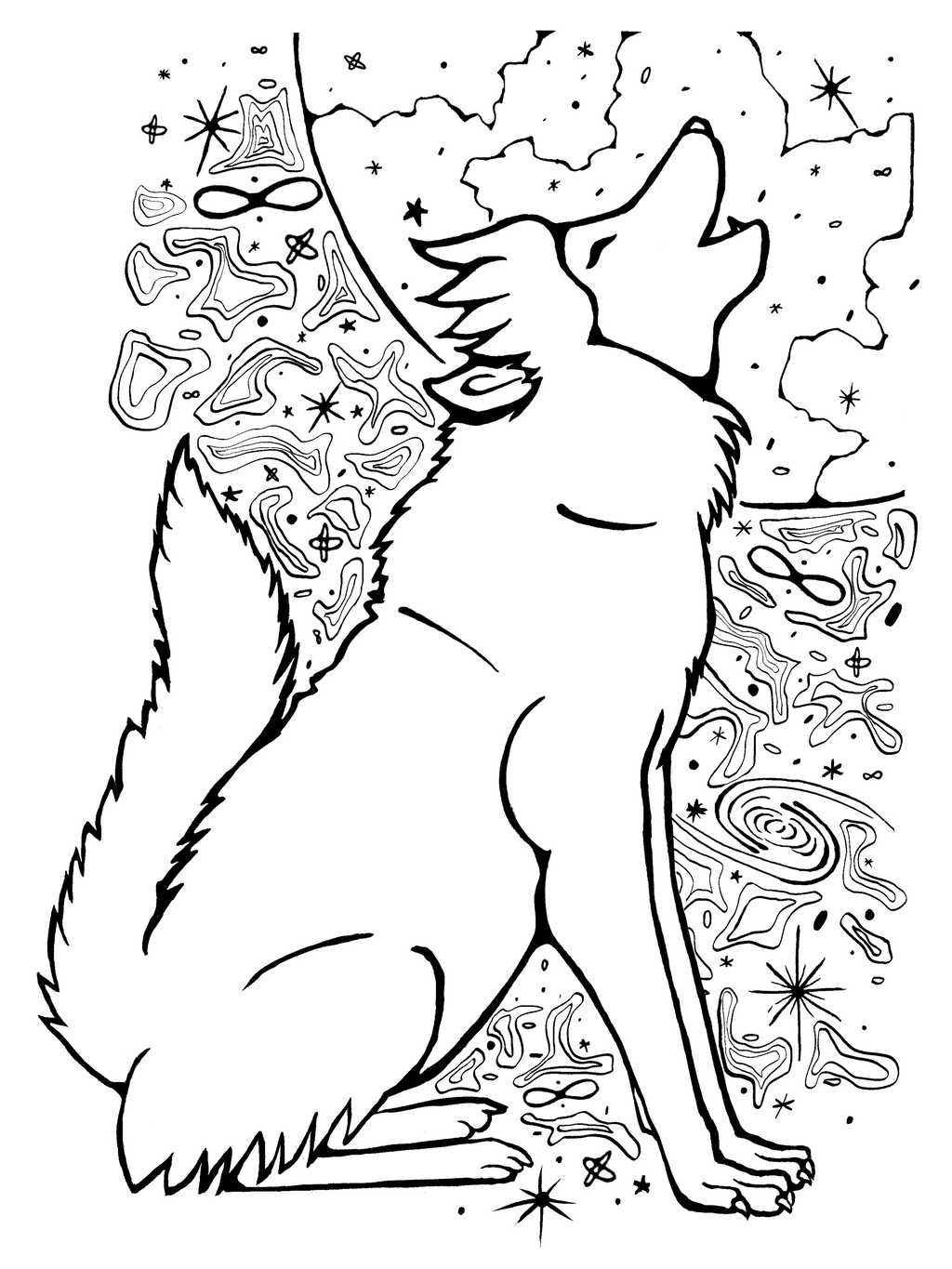 Japanese Zodiac “Dog” T-Shirt – Hand-Drawn Eto Design