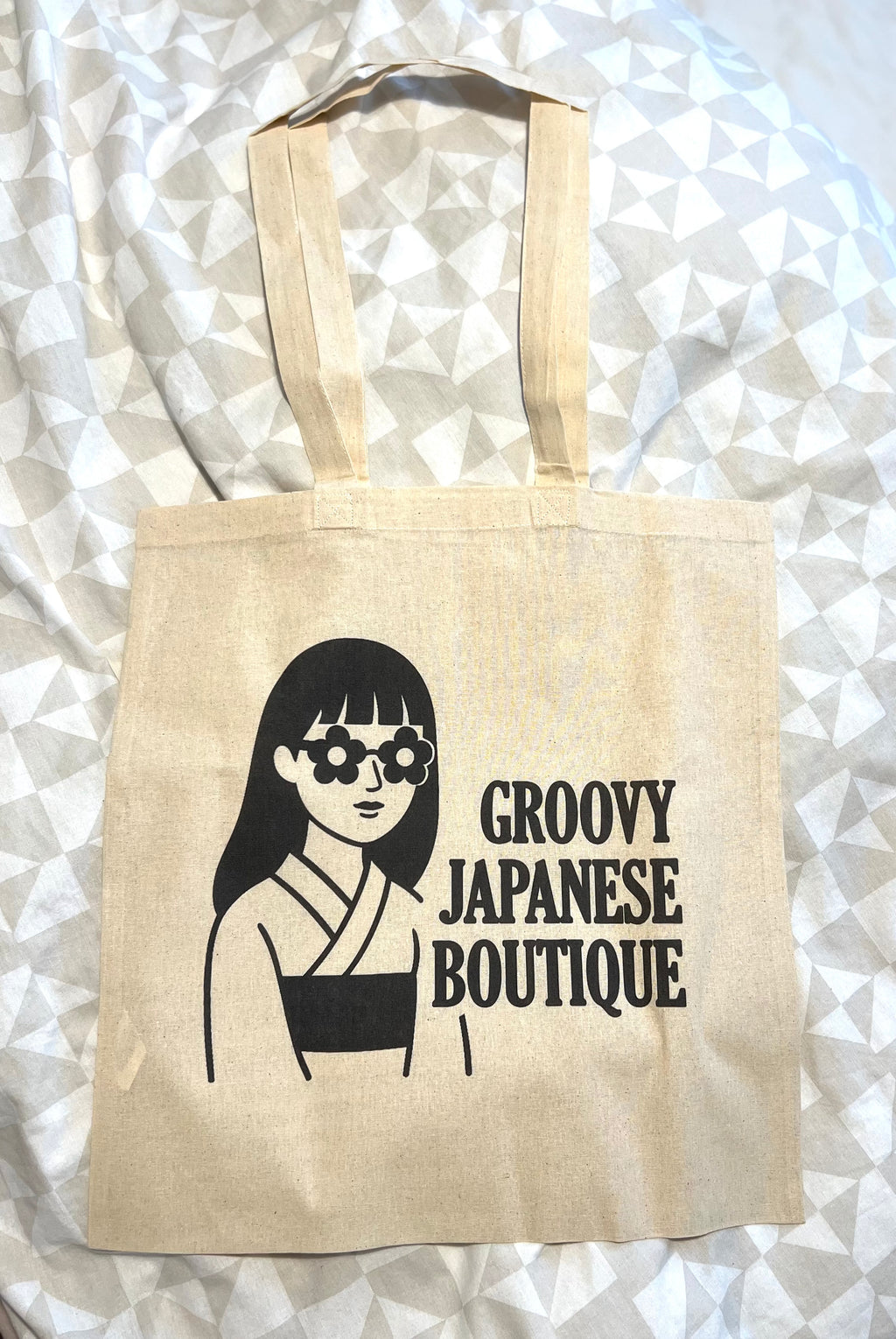 ORIGINAL PRINTED COTTON TOTE BAG