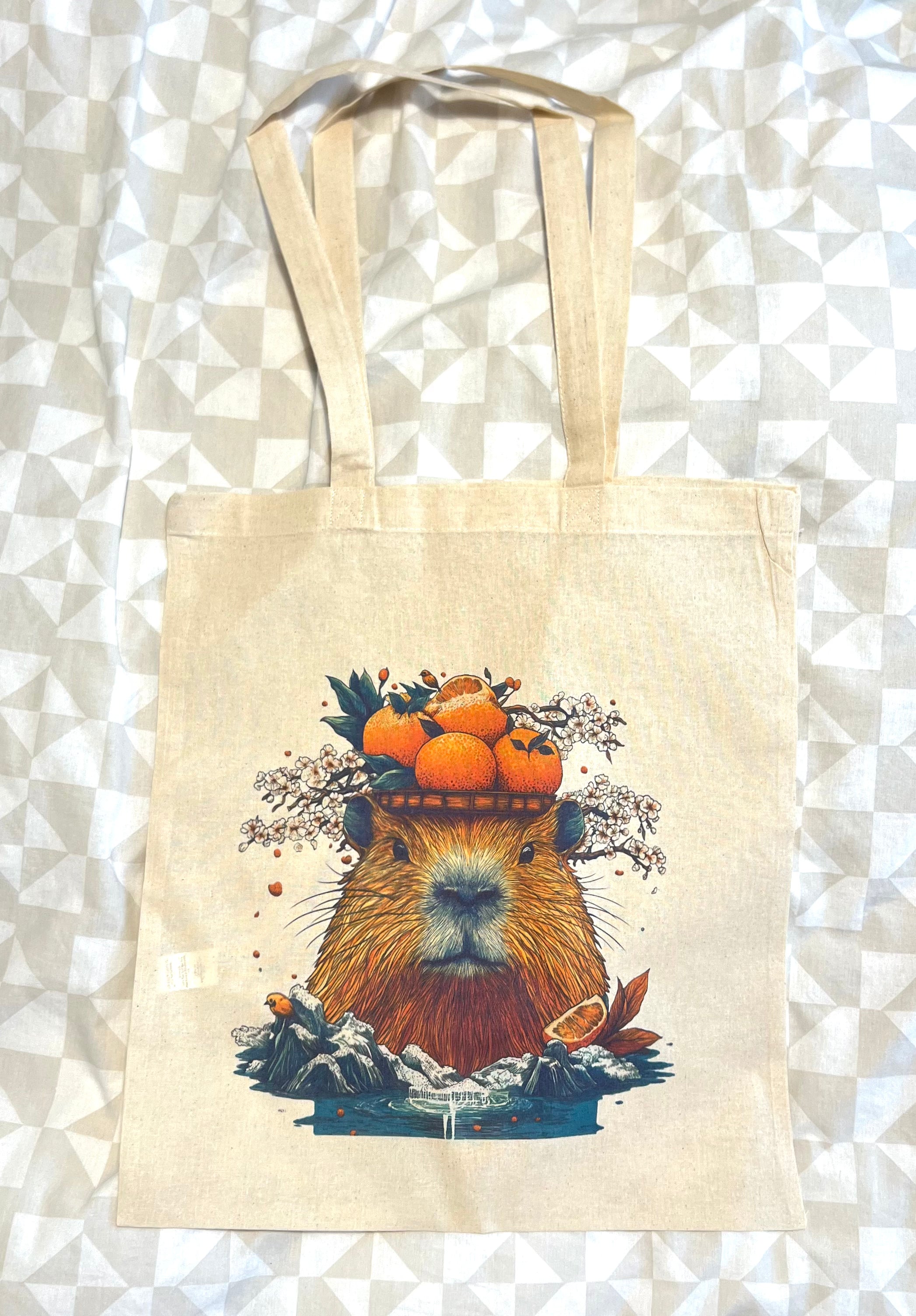 ORIGINAL PRINTED COTTON TOTE BAG