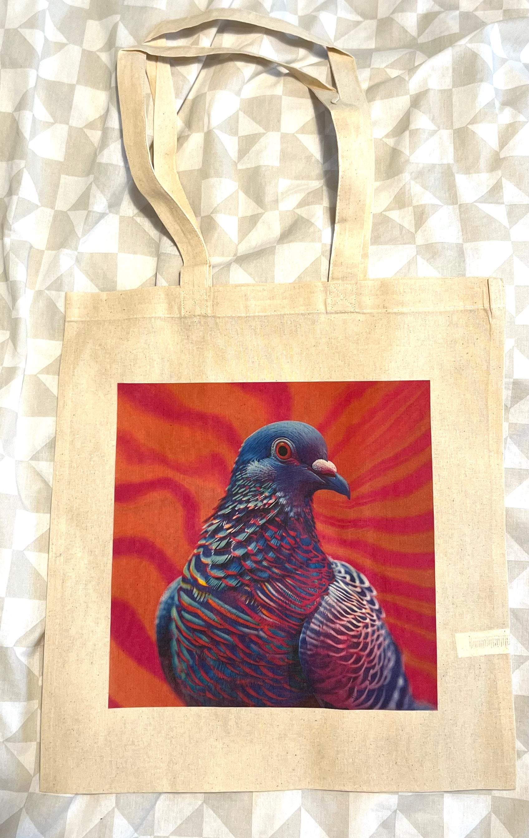 ORIGINAL PRINTED COTTON TOTE BAG