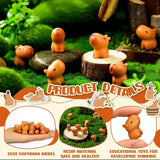 Cute Mini Capybara Figure Kawaii