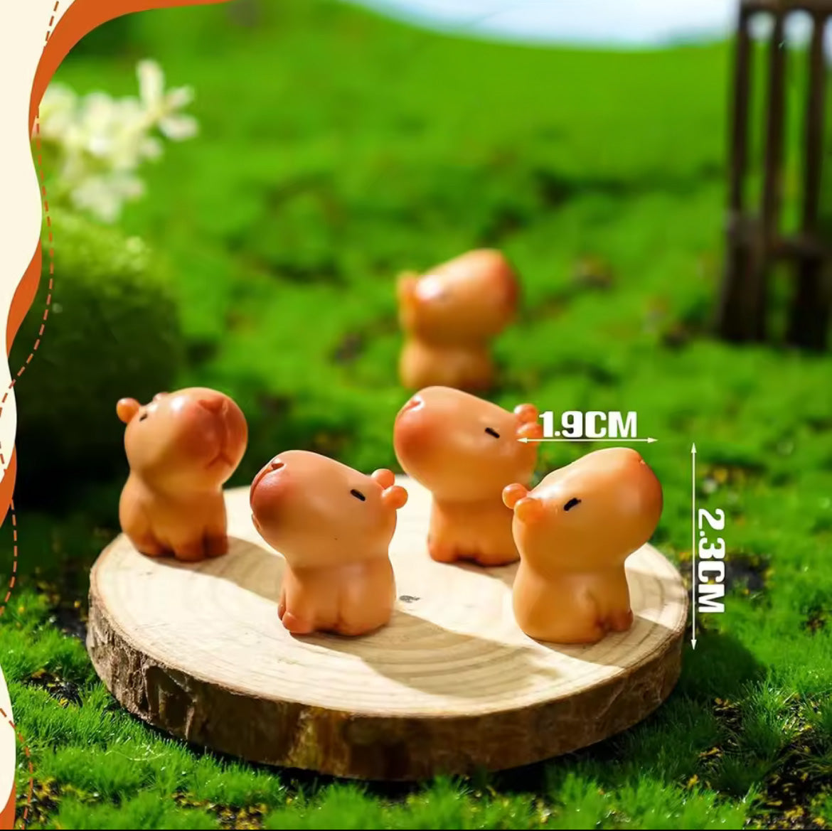 Cute Mini Capybara Figure Kawaii