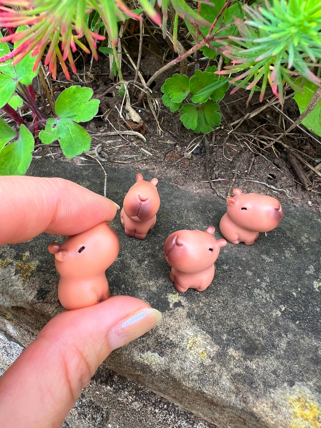 Cute Mini Capybara Figure Kawaii