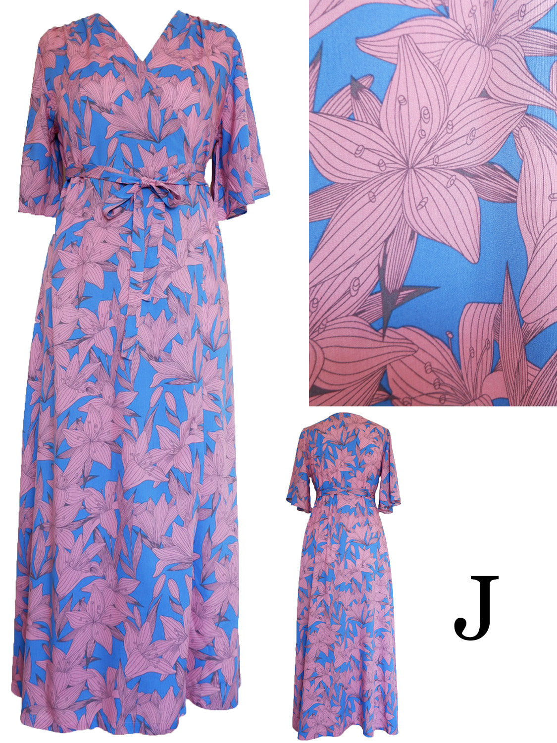 Kimono style Wrap dress