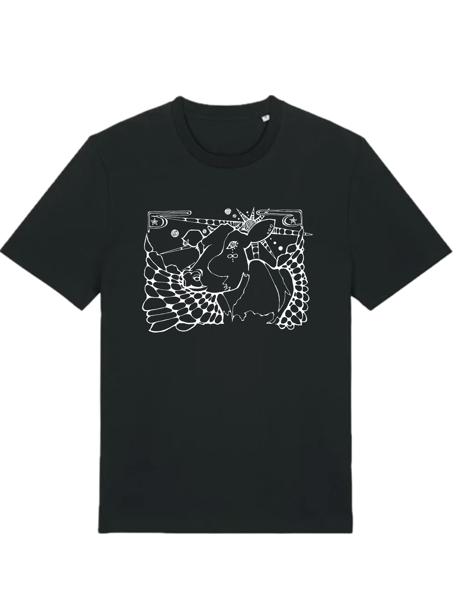 Japanese Zodiac “Ox” T-Shirt – Hand-Drawn Eto Design
