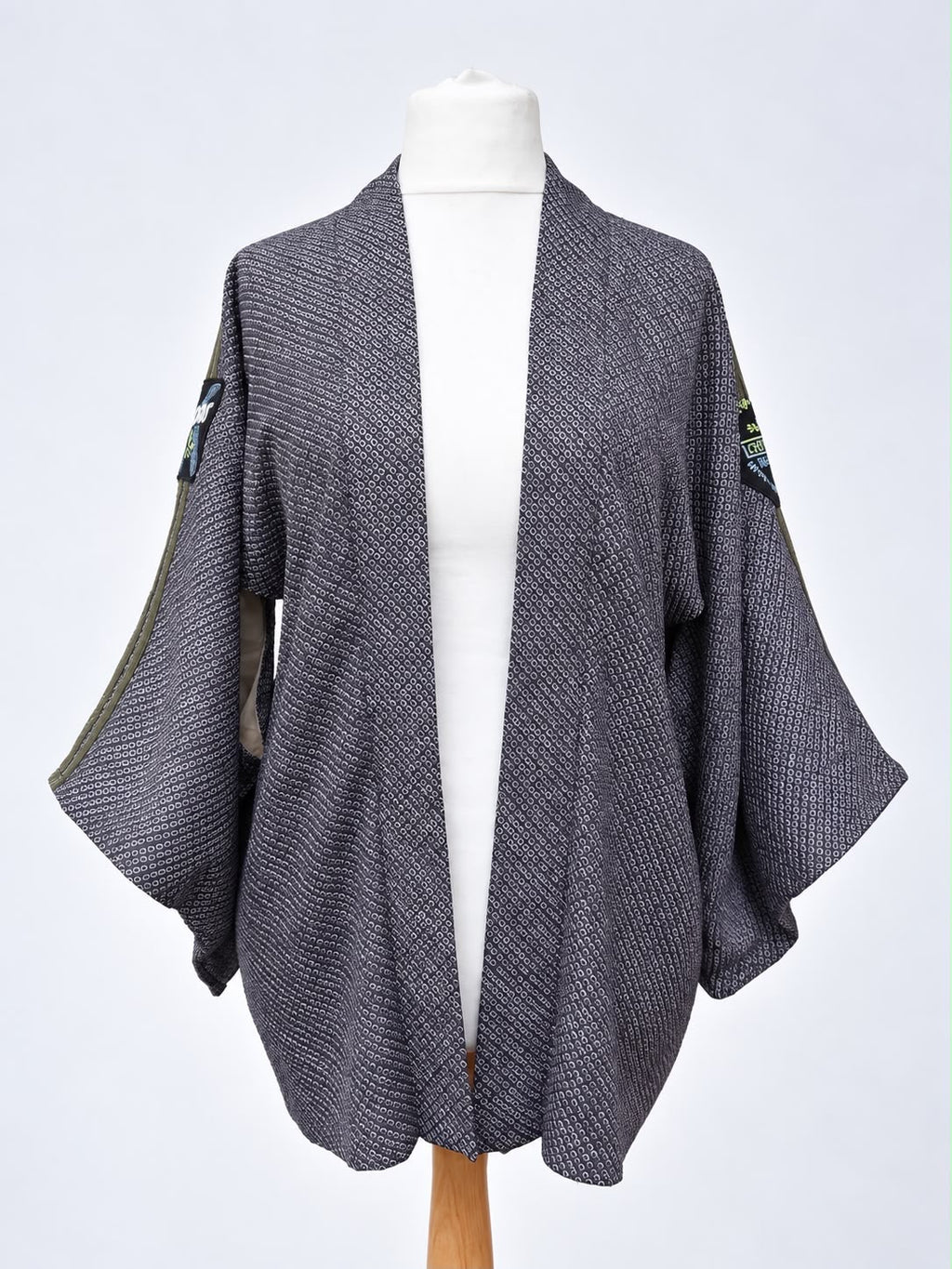 Reworked Vintage Japanese Shibori Kimono Jacket