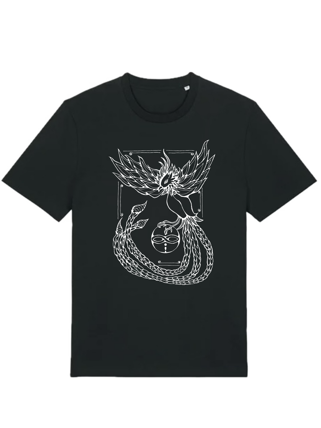 Japanese Zodiac “Bird” T-Shirt – Hand-Drawn Eto Design