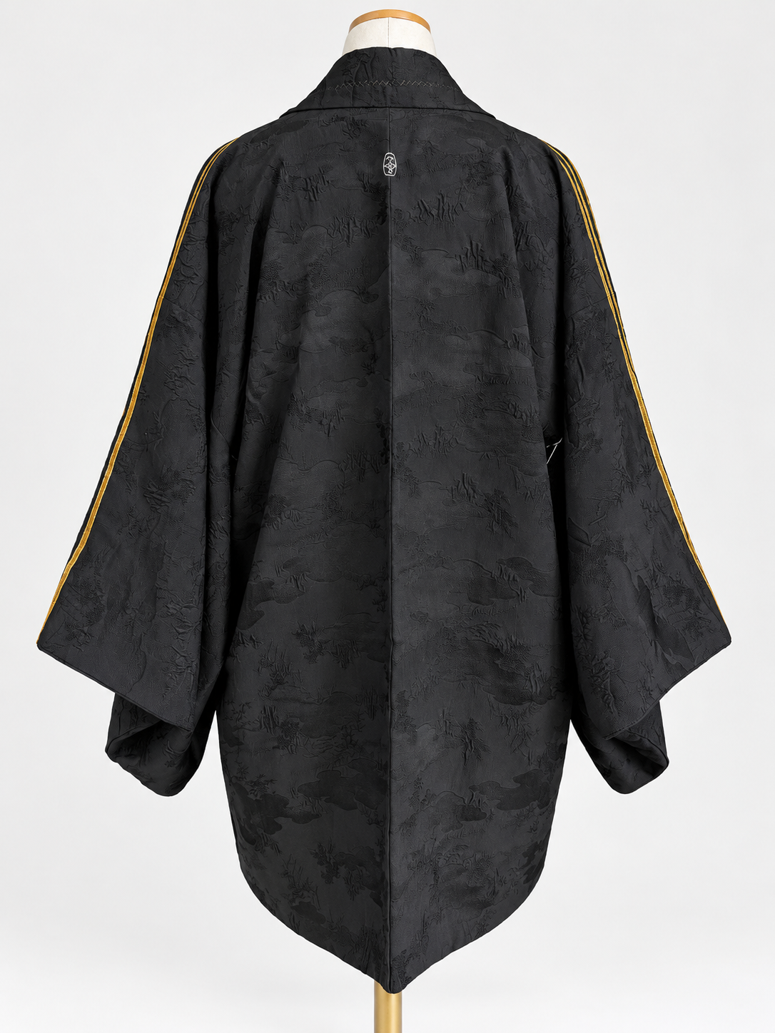Reworked Vintage Japanese Family Crest Kimono Jacket