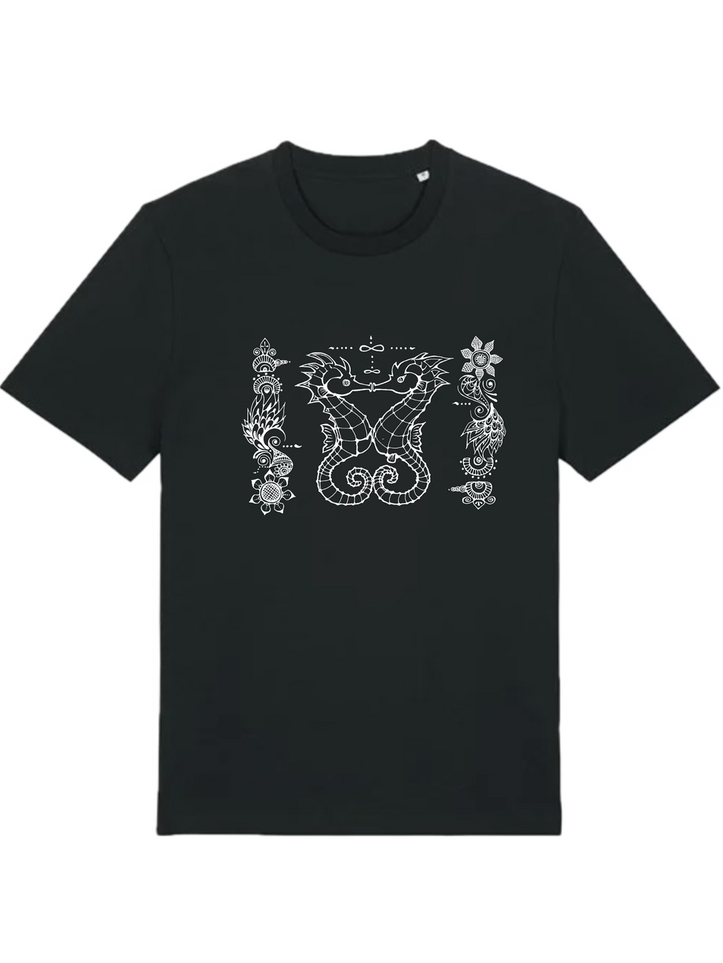 Japanese Zodiac “Dragon／Seahorse Dragonlet” T-Shirt – Hand-Drawn Eto Design