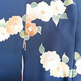 Navy blue peony