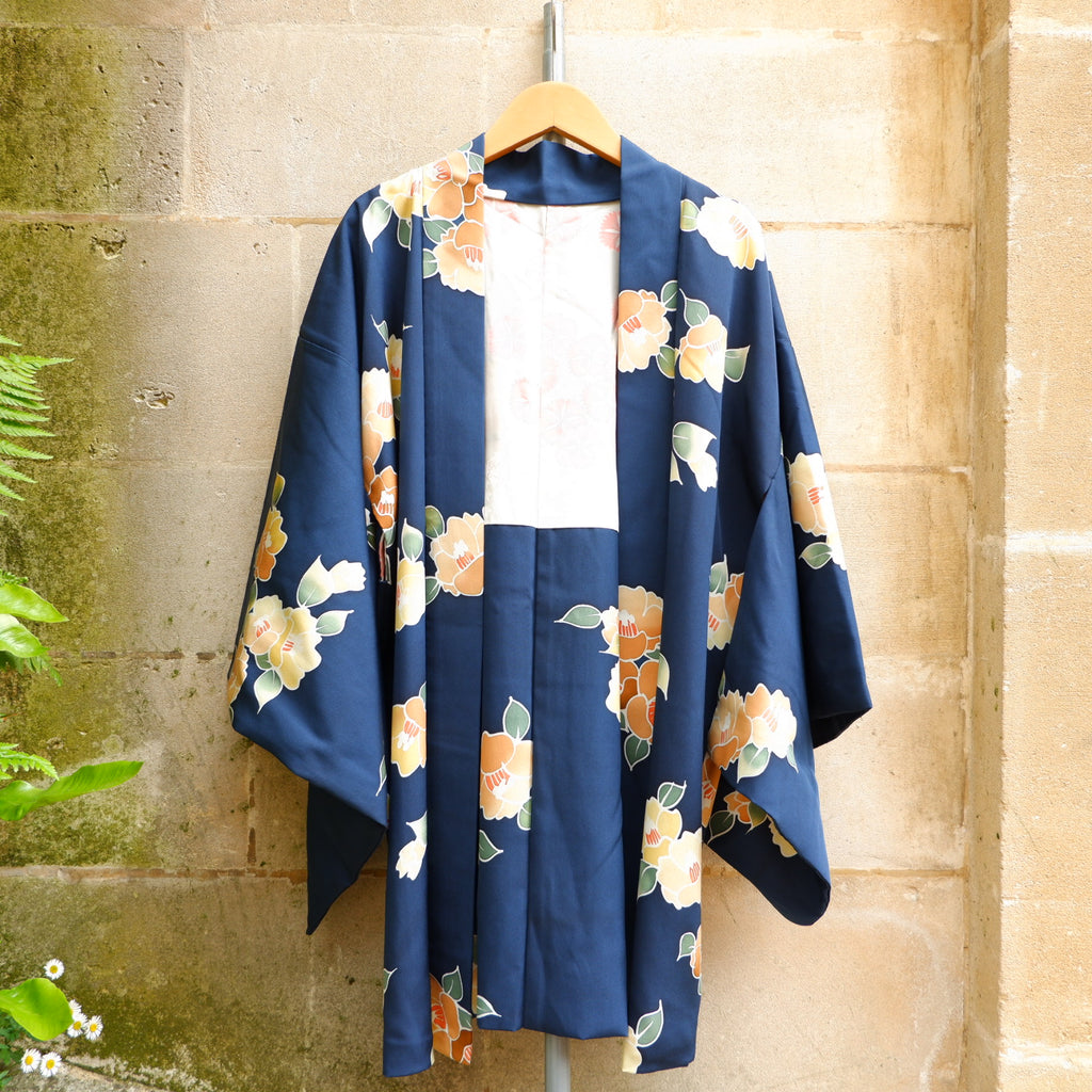 Navy blue peony