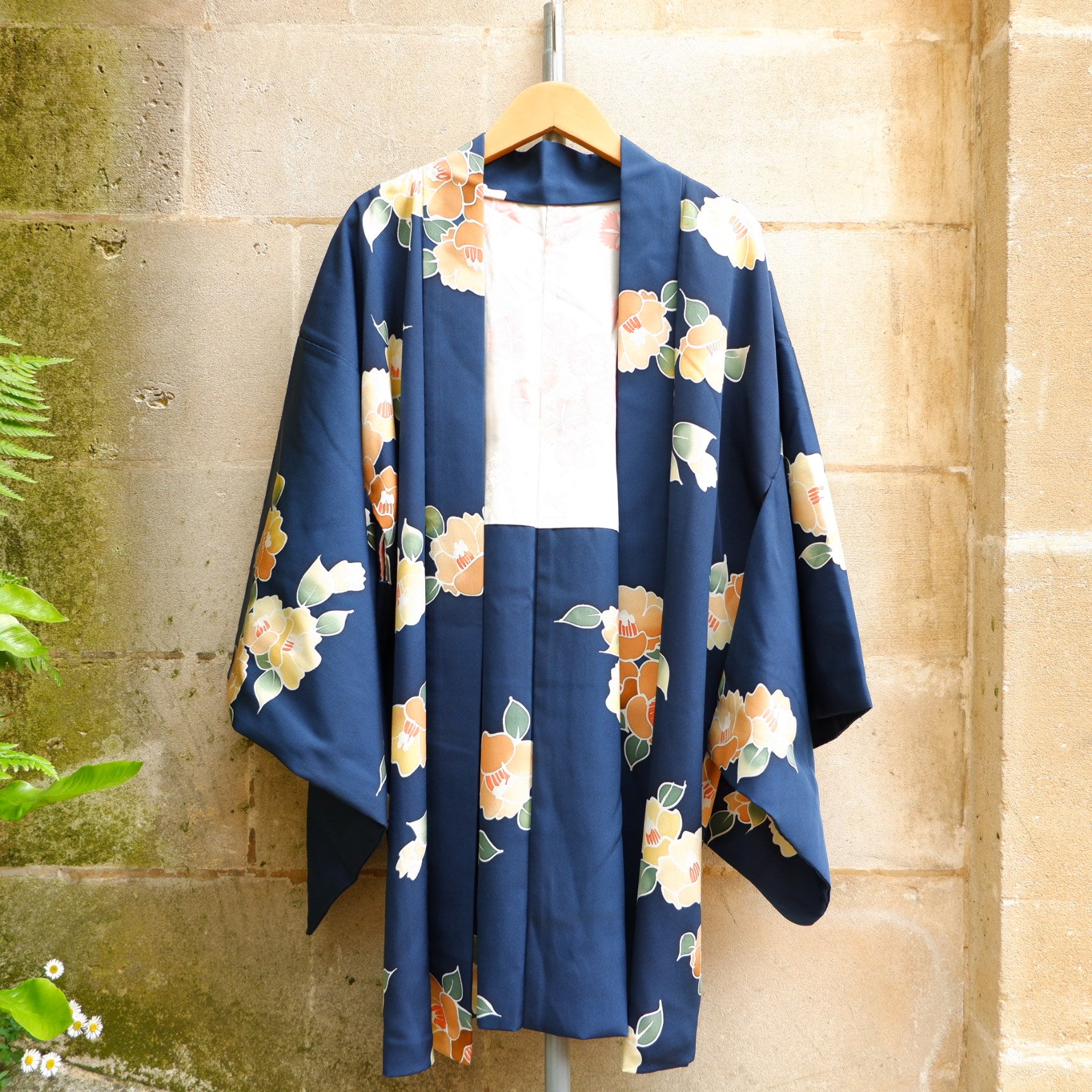Navy blue peony