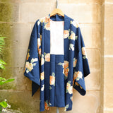 Navy blue peony