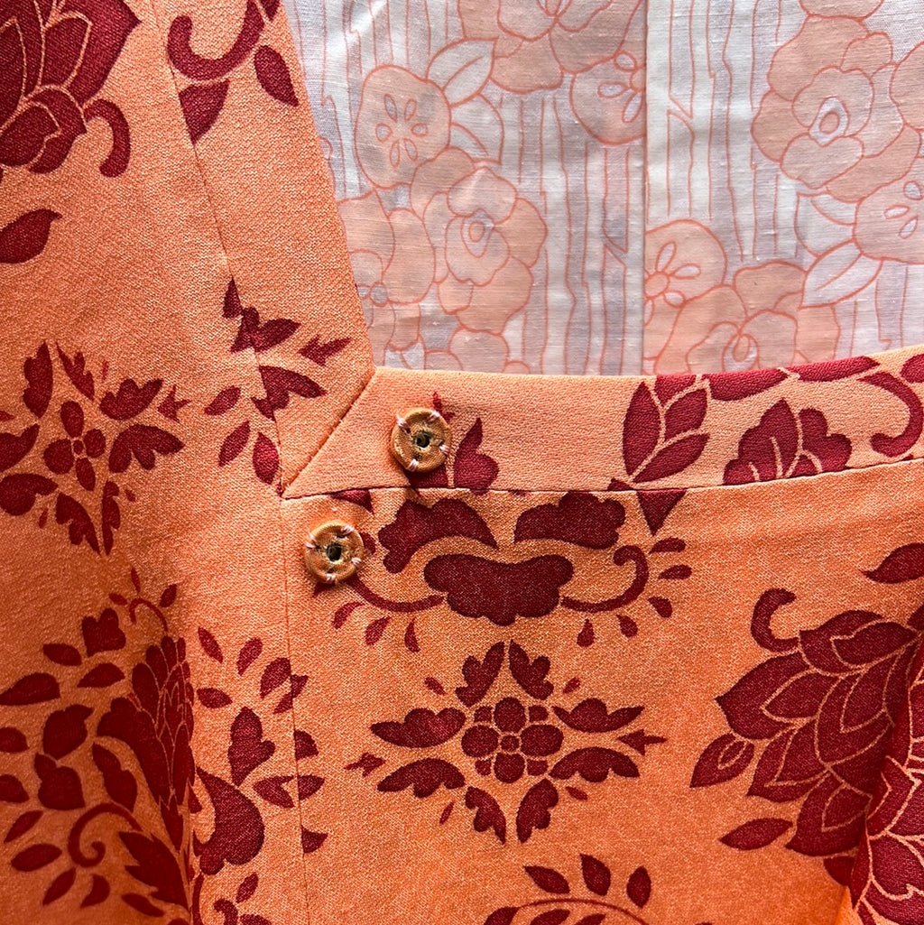 Orange Phoenix tunic