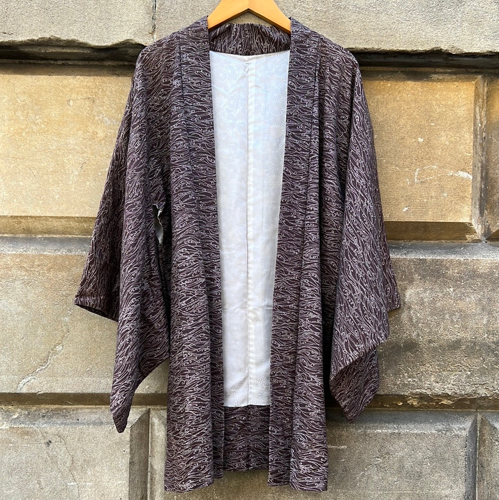 Gray purple wave