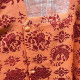 Orange Phoenix tunic