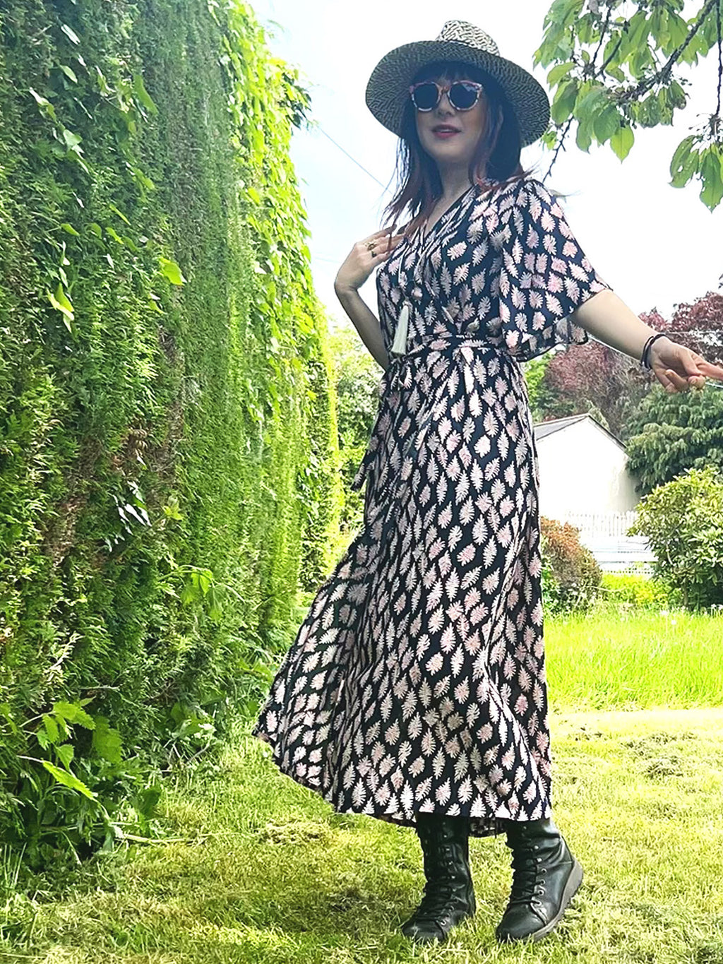 Kimono style Wrap dress