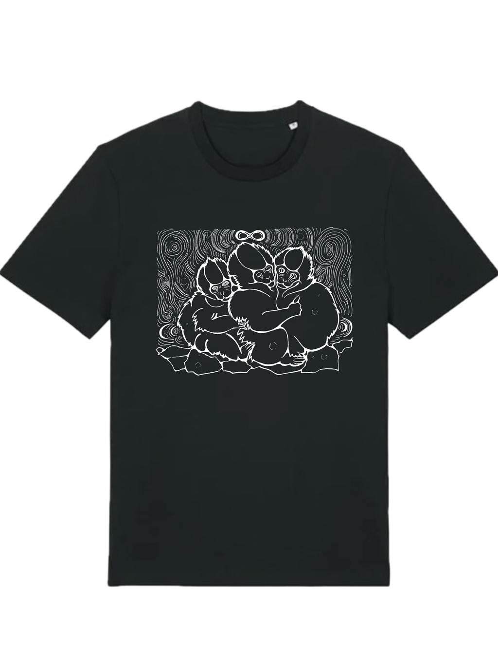 Japanese Zodiac “Monkey” T-Shirt – Hand-Drawn Eto Design