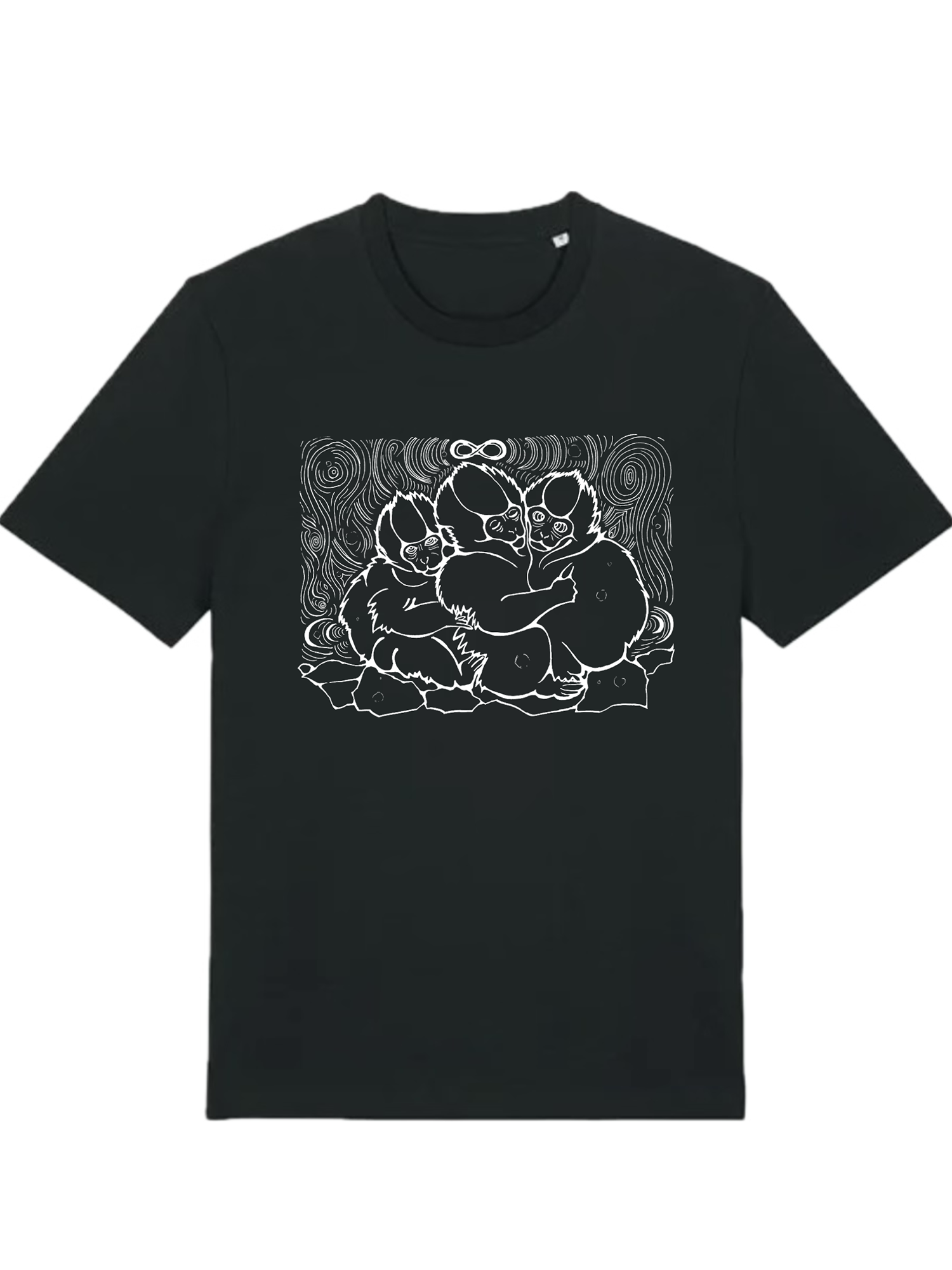 Japanese Zodiac “Monkey” T-Shirt – Hand-Drawn Eto Design