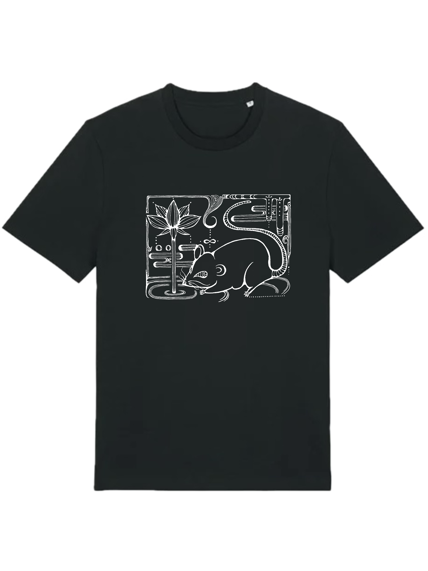 Japanese Zodiac “Mouse / Rat” T-Shirt – Hand-Drawn Eto Design