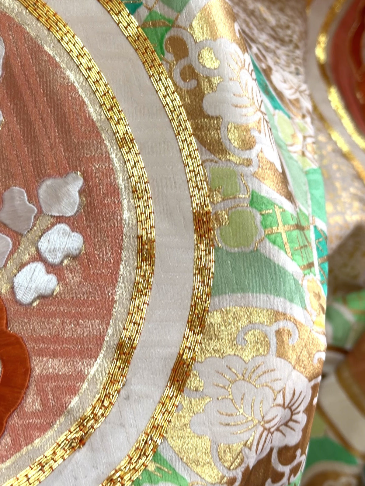 Vintage Japanese Silk Furisode Kimono