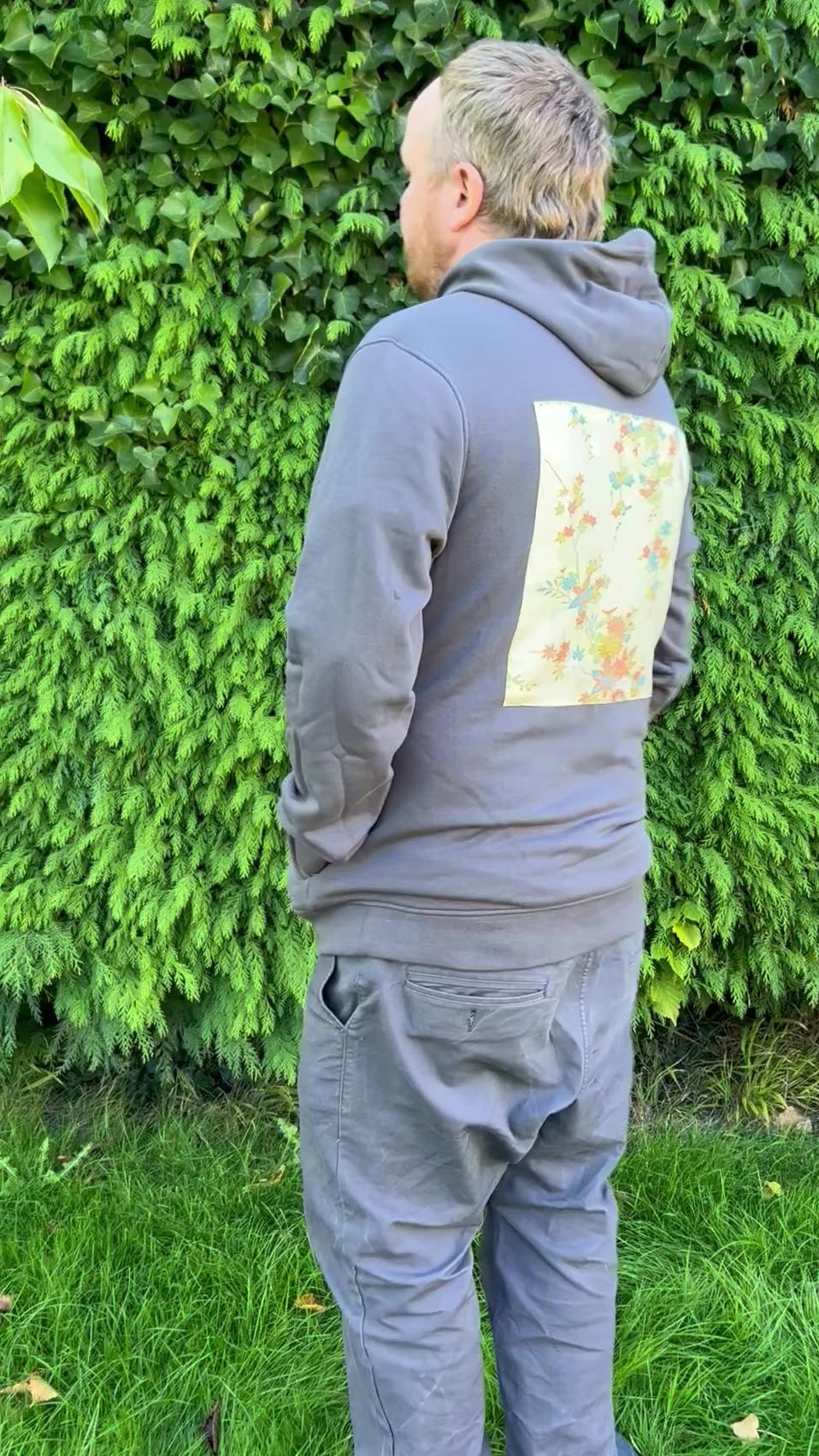 Japanese Seasonal Flowers Kimono Hoodie