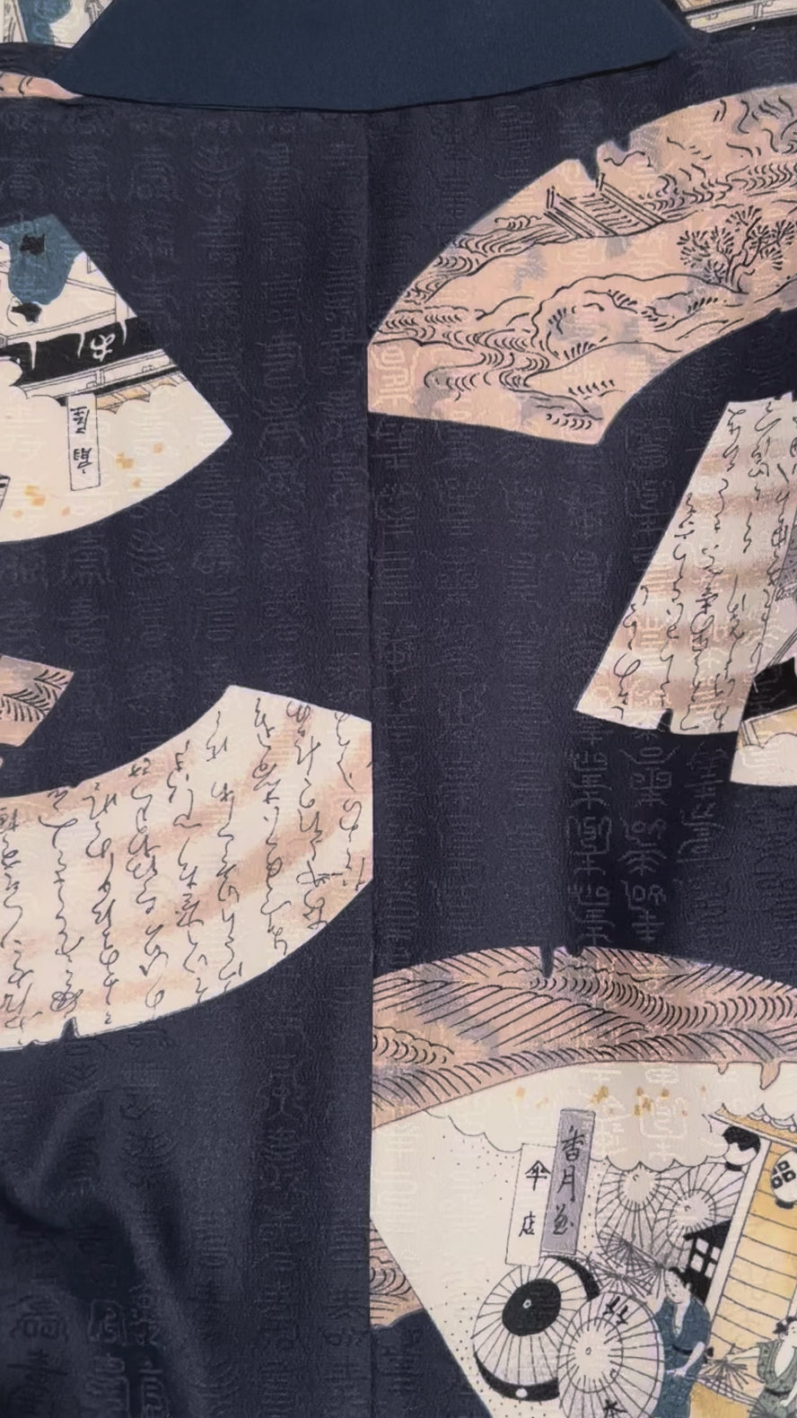 Vintage Japanese Silk Juban Robe One of a Kind Men’s House Coat