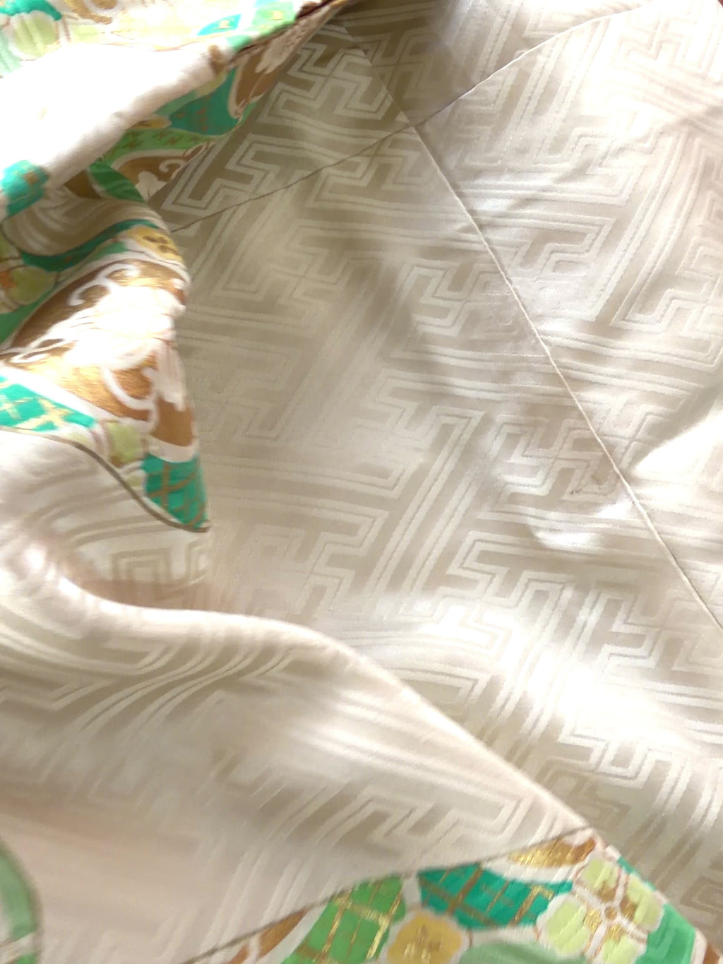Vintage Japanese Silk Furisode Kimono