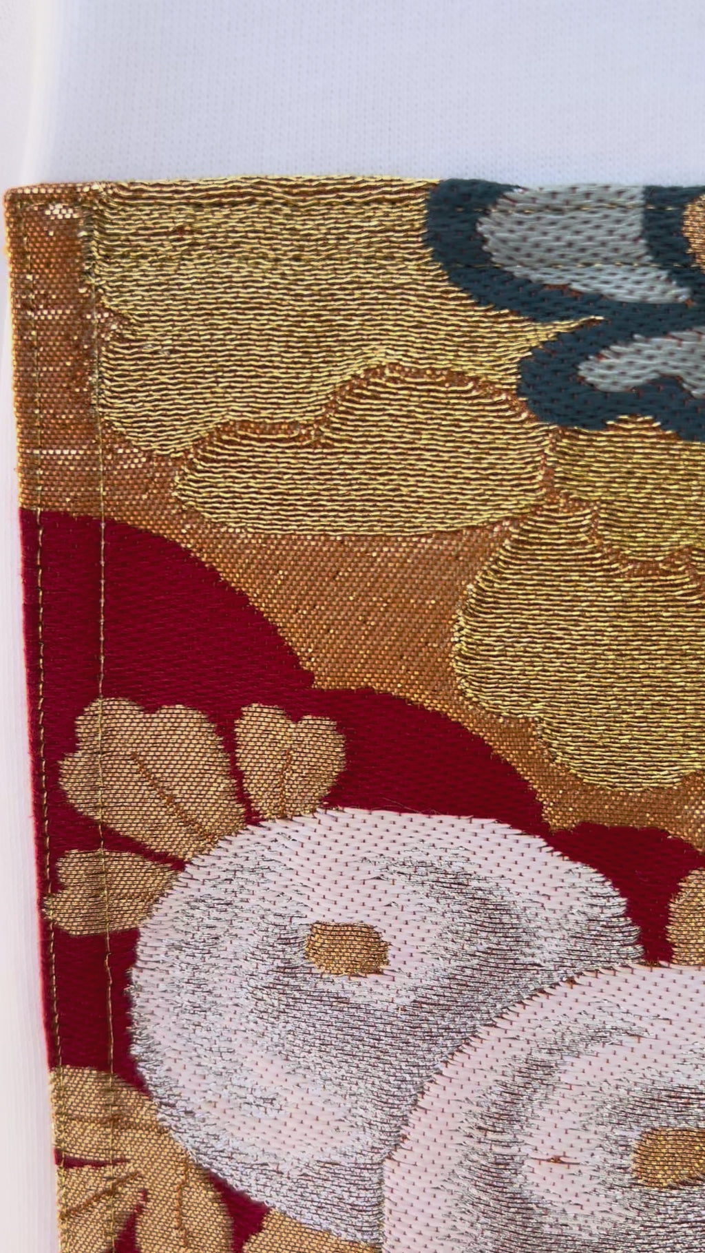 Handmade Upcycled Obi Organic Cotton Hoodie  XLsize