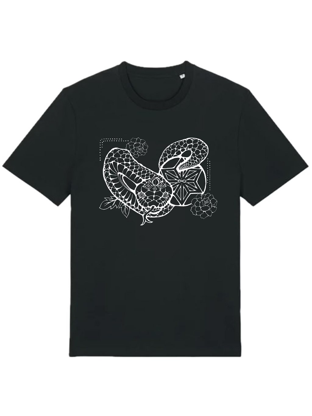 Japanese Zodiac “Snake” T-Shirt – Hand-Drawn Eto Design