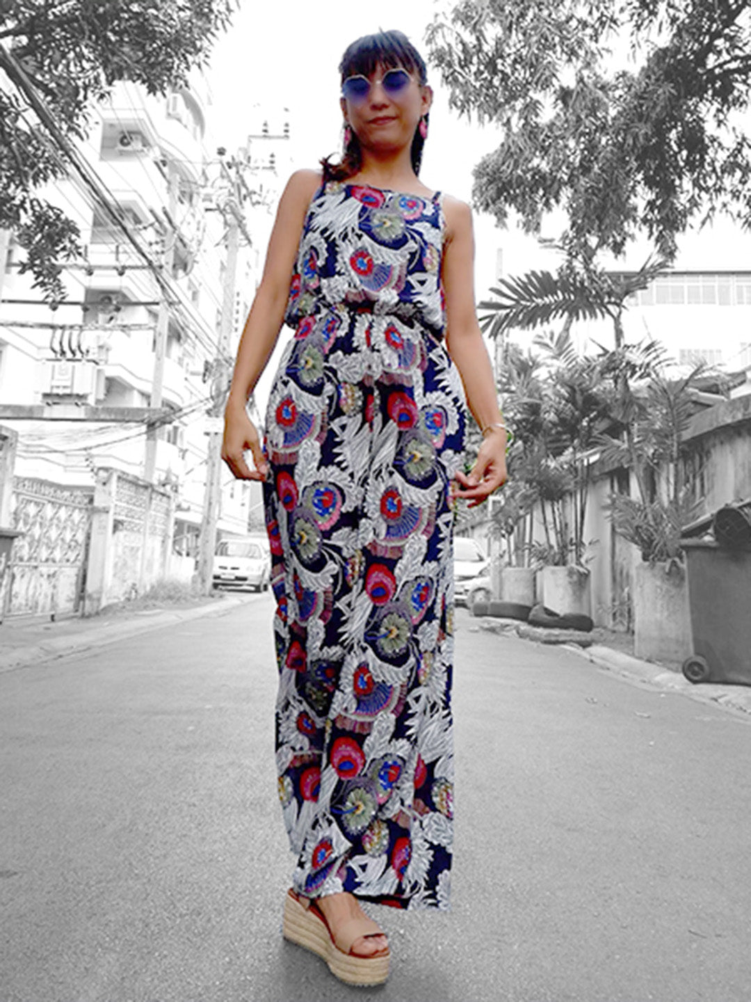 Back open All-In-One Jumpsuit