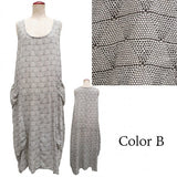 Loose fluffy balloon long dress