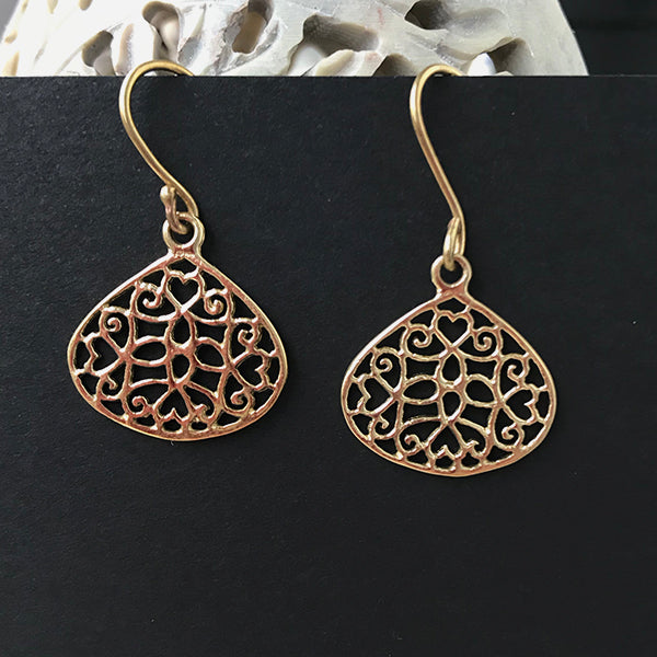Taiwanese Design Brass Earrings