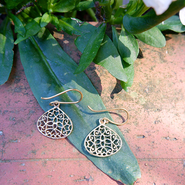 Taiwanese Design Brass Earrings