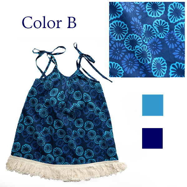 Kids short fringe dress