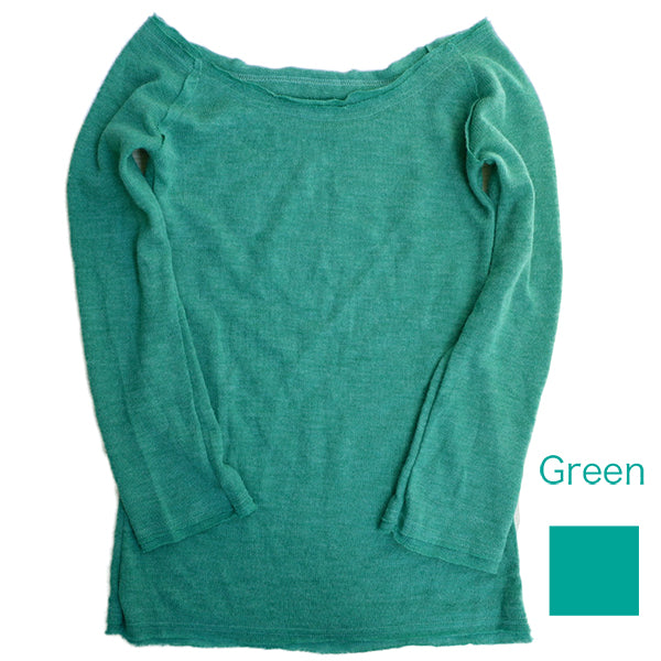 Off shoulder knit jumper