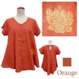 Lotus print t-shirt