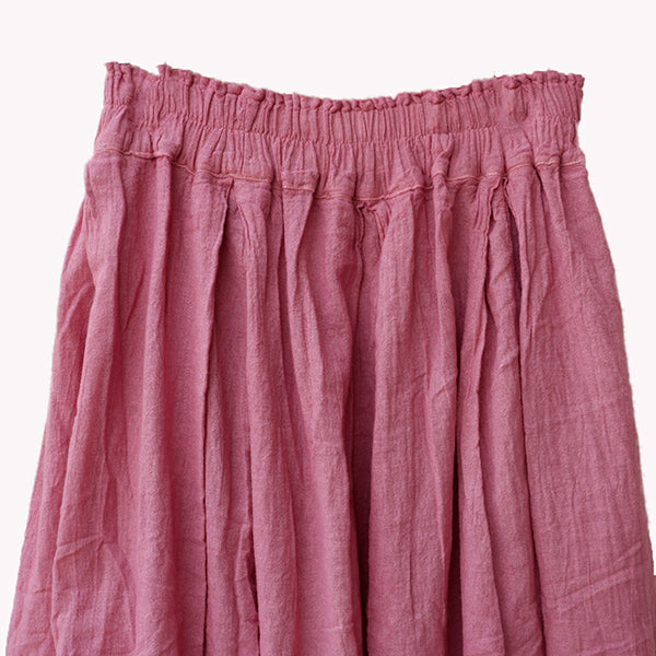 Original design plain cotton skirt