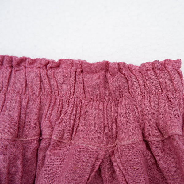 Original design plain cotton skirt