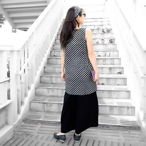 Oli sleeveless straight dress