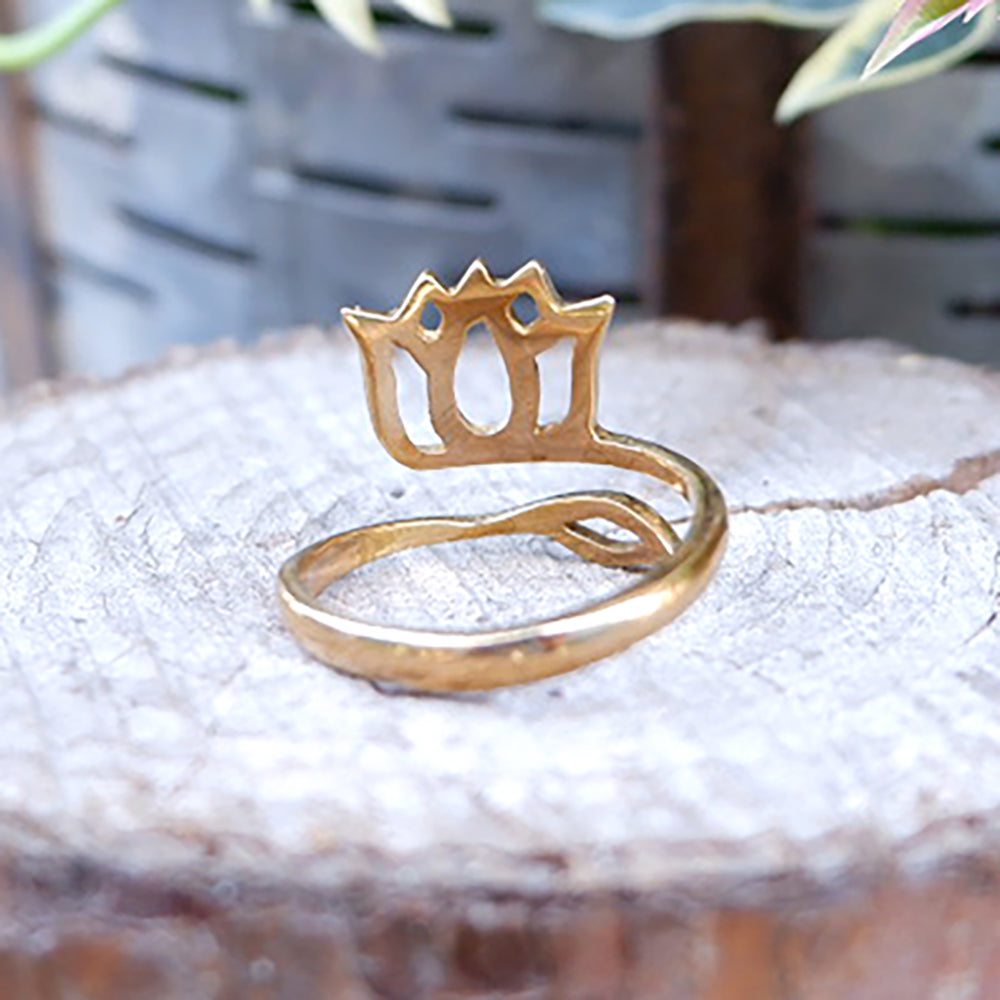 Open Lotus Ring