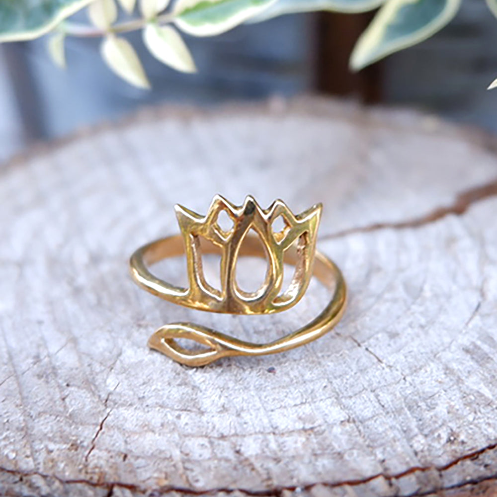 Open Lotus Ring
