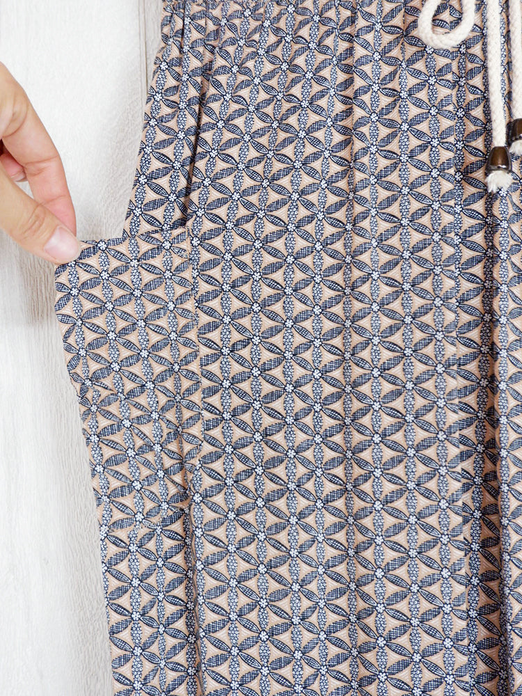 Relax style tapered trousers